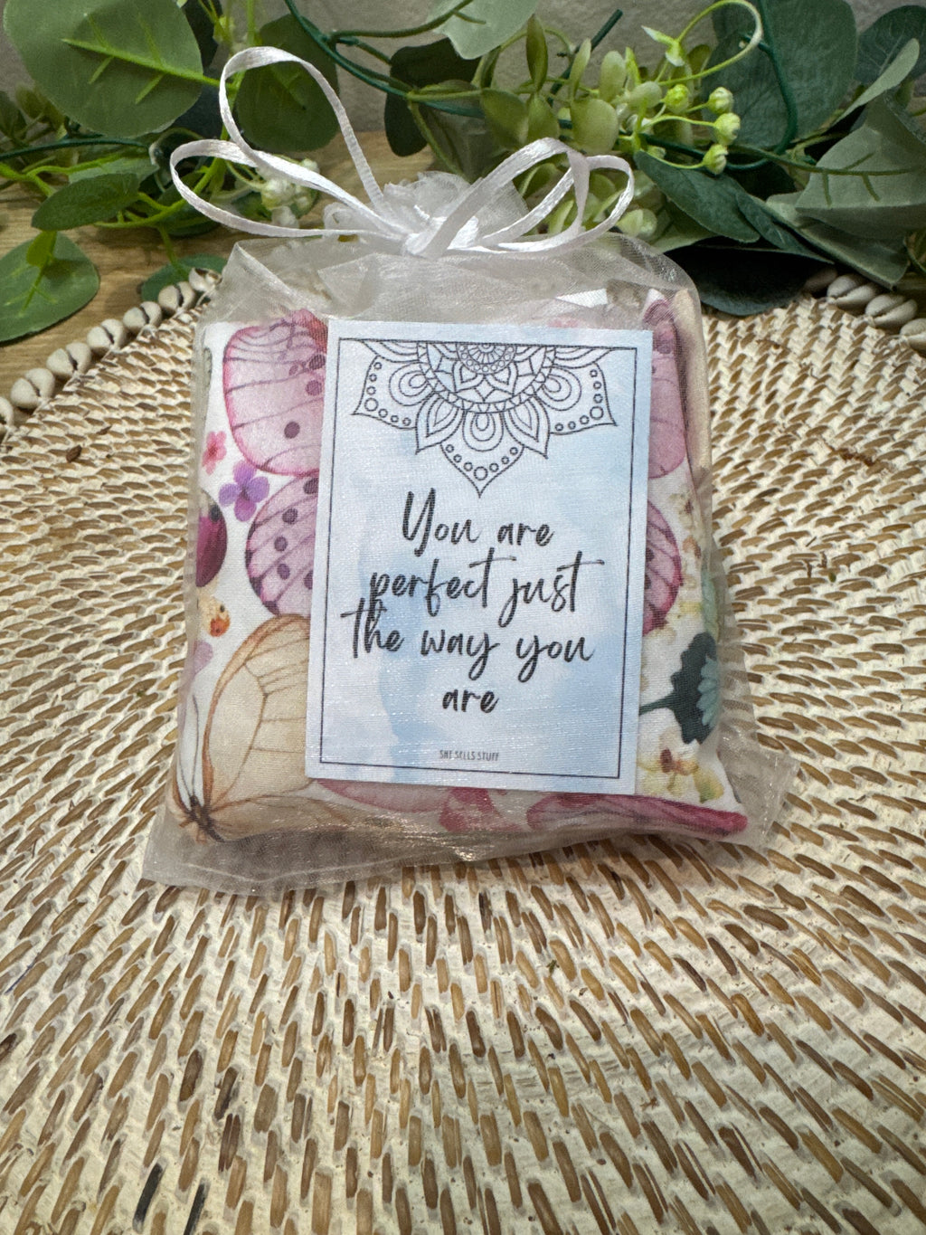 Meditation Eye Pillow - Pretty Butterfly