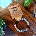 Grief Crystal Bead Bracelet