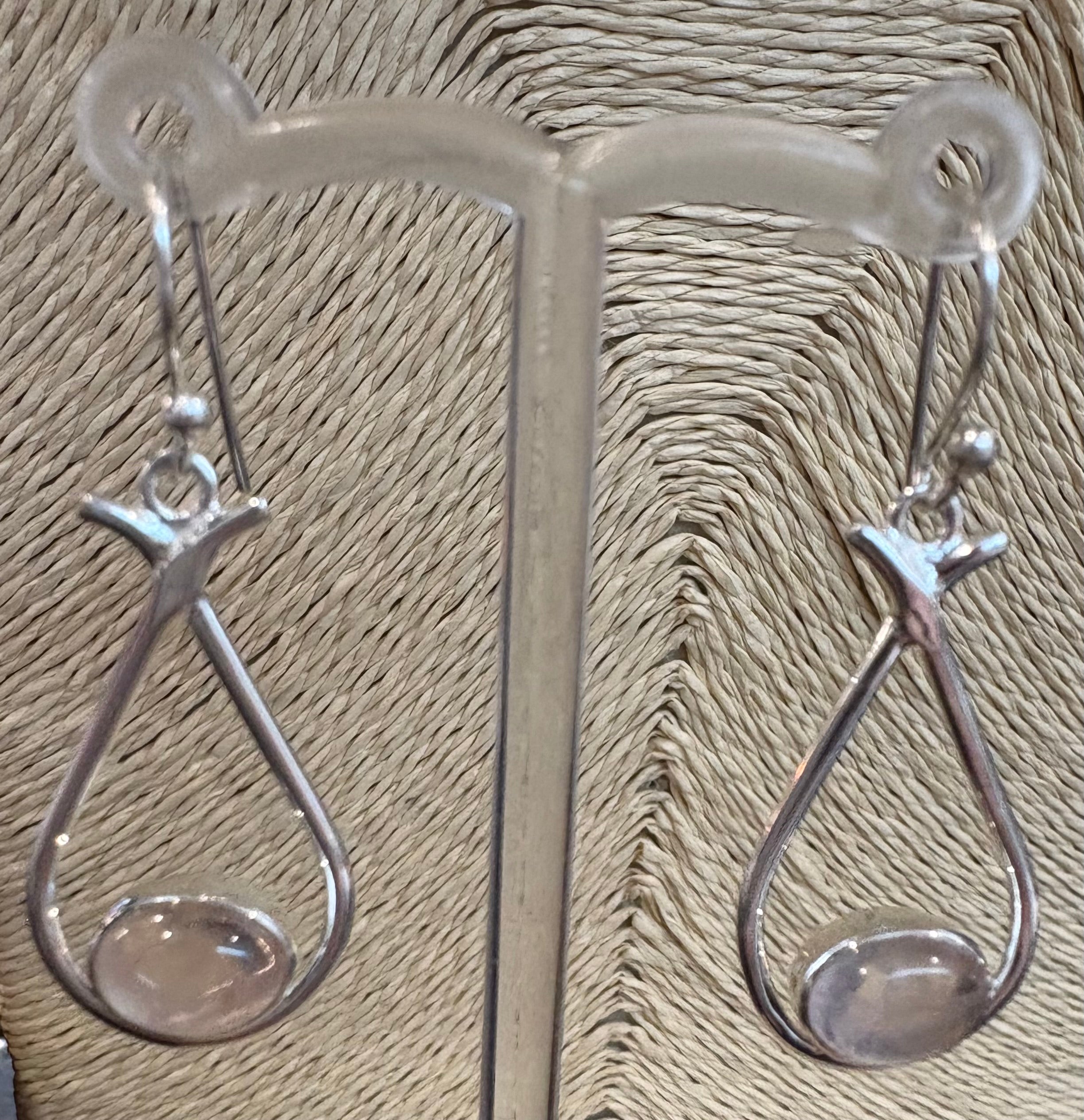 Rose Quartz Earrings