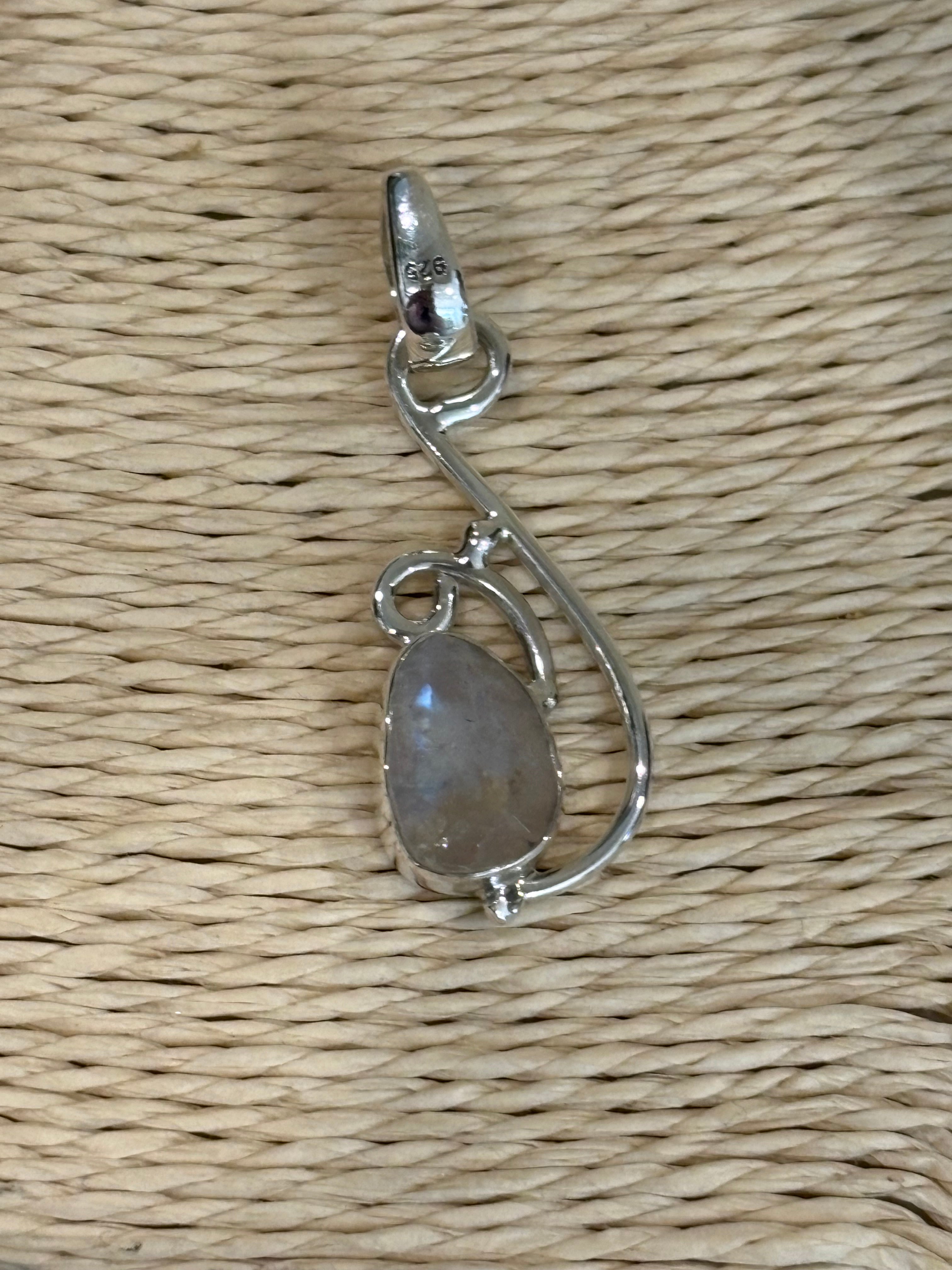 Moonstone Sliver Pendant