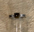 Square Tigers Eye Ring