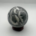 Shell Jasper Sphere