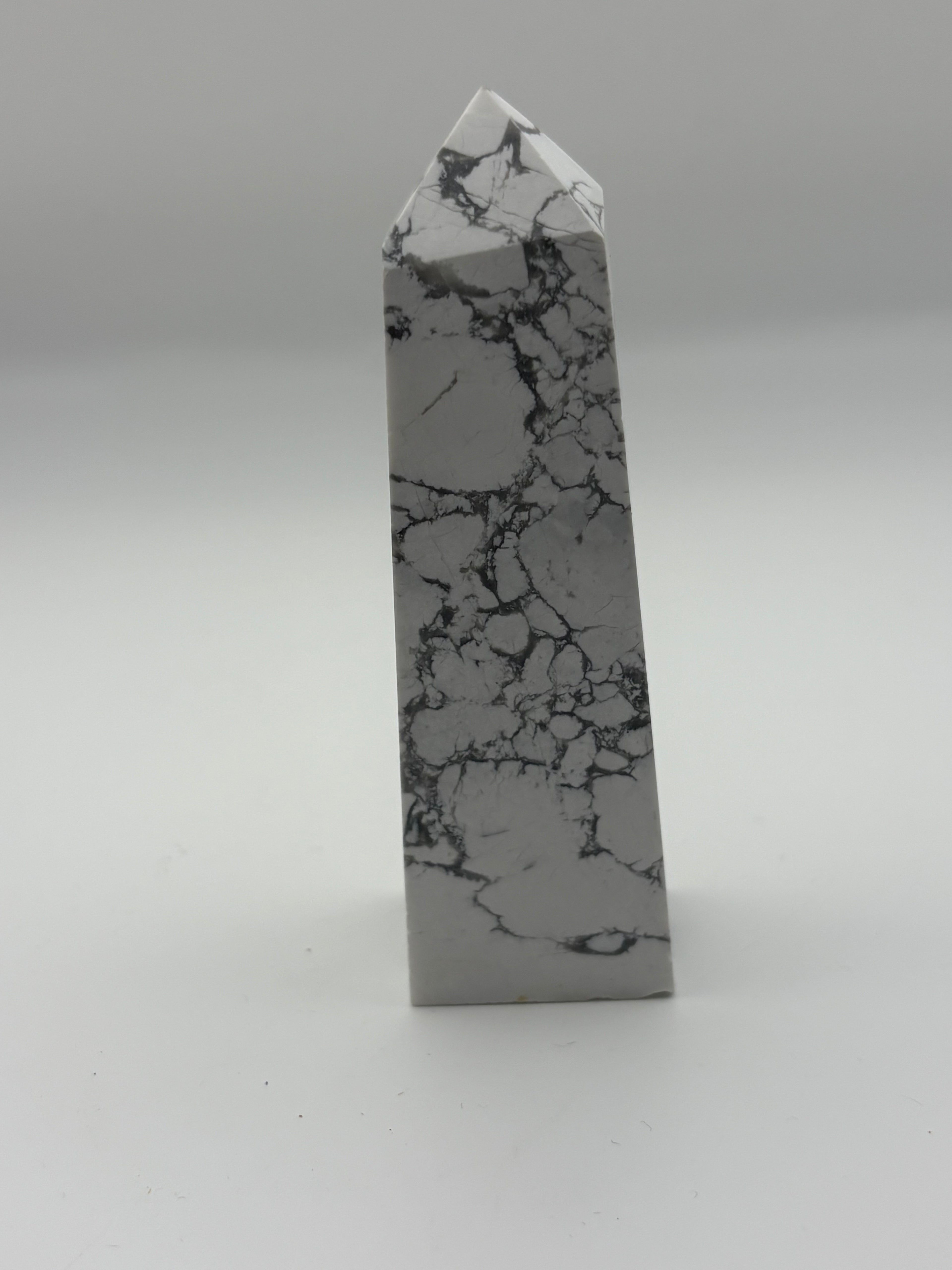 White Howlite Obselisk