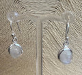 Round Moonstone Earrings