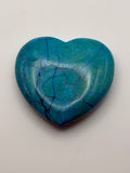 Green Howlite Heart 6cm
