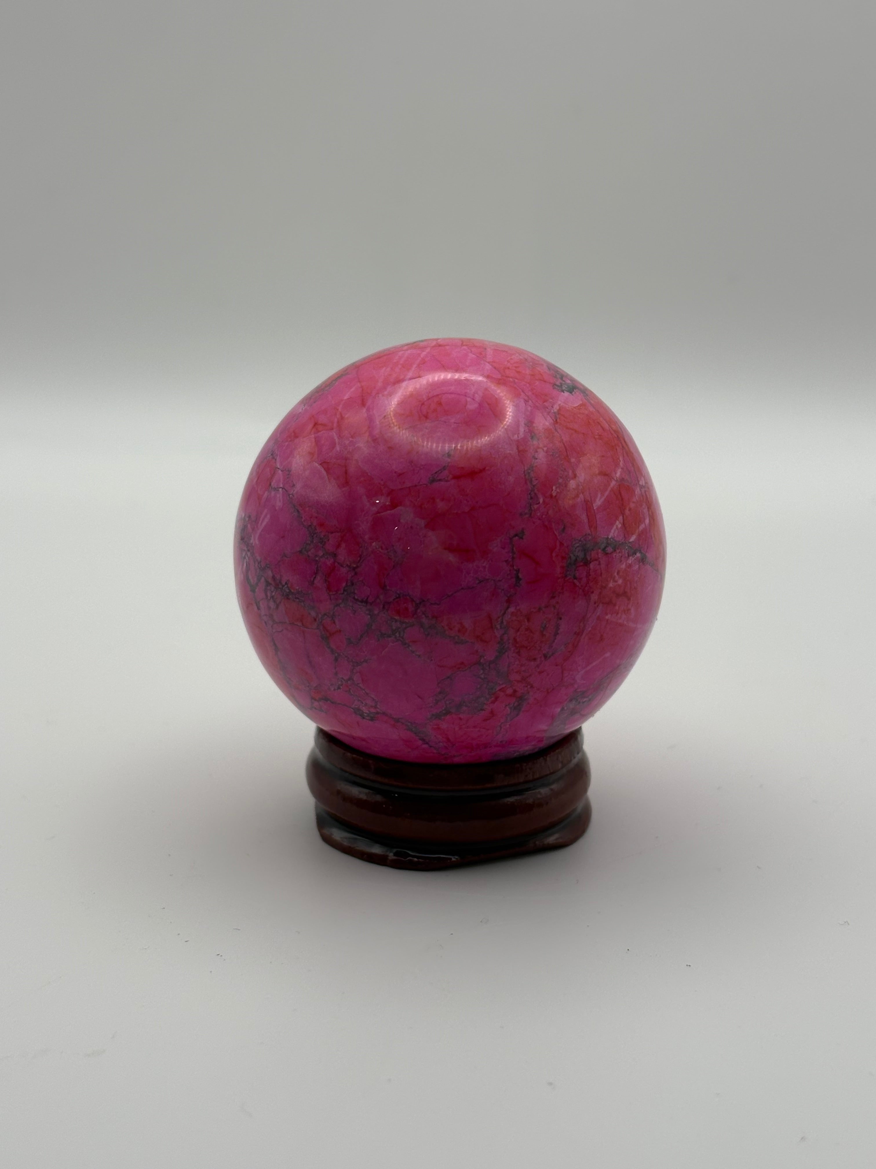 Pink Howlite Sphere 5cm