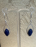 Lapis Lazuli Silver Earrings