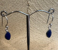 Lapis Lazuli Silver Earrings