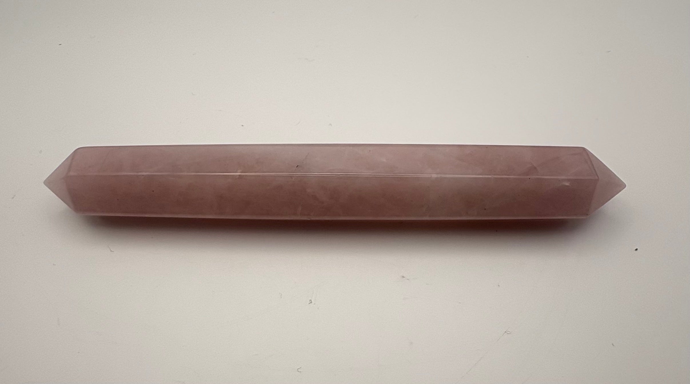 Double terminated Rose Quartz 14cm