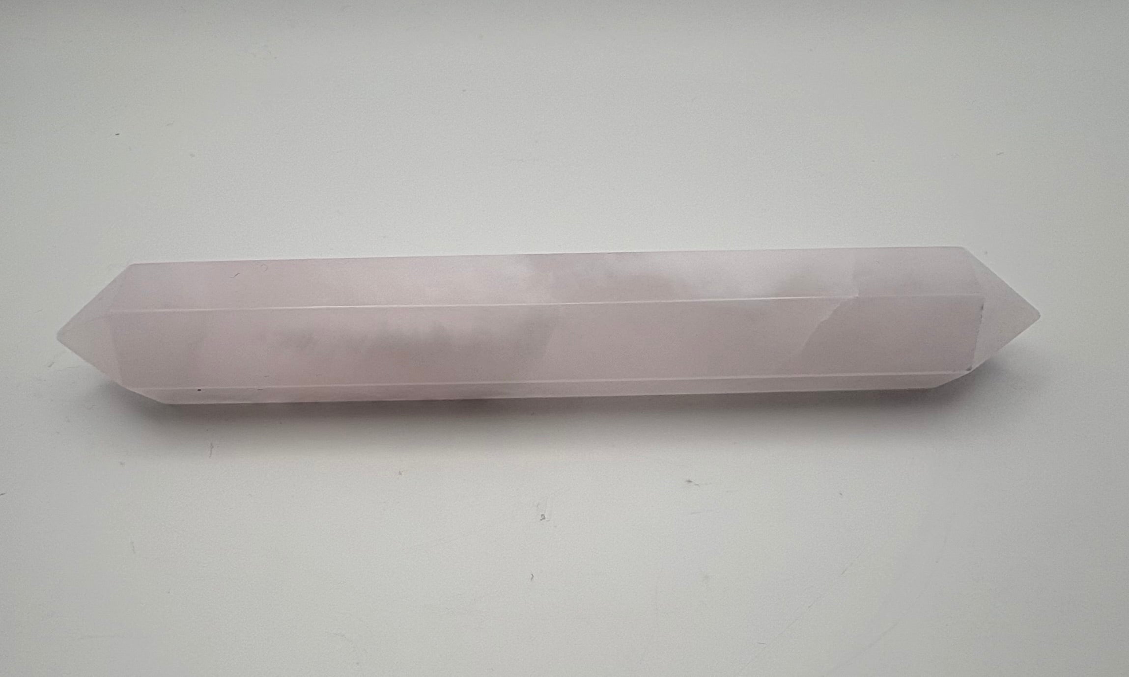 Double terminated Rose Quartz 15cm