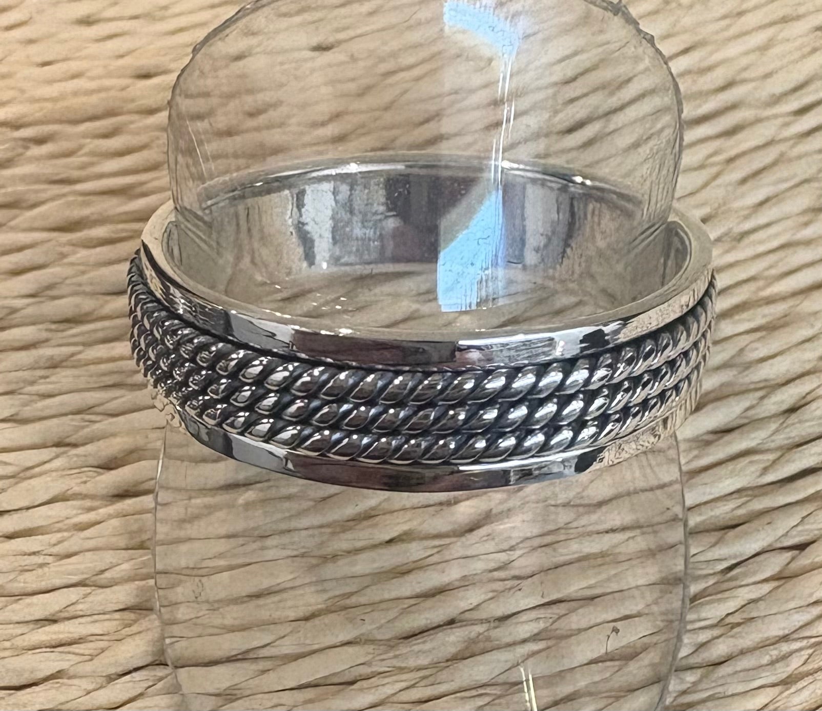 Silver Fidget Ring Size 12