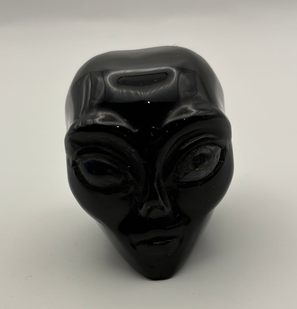 Alien Head Carving