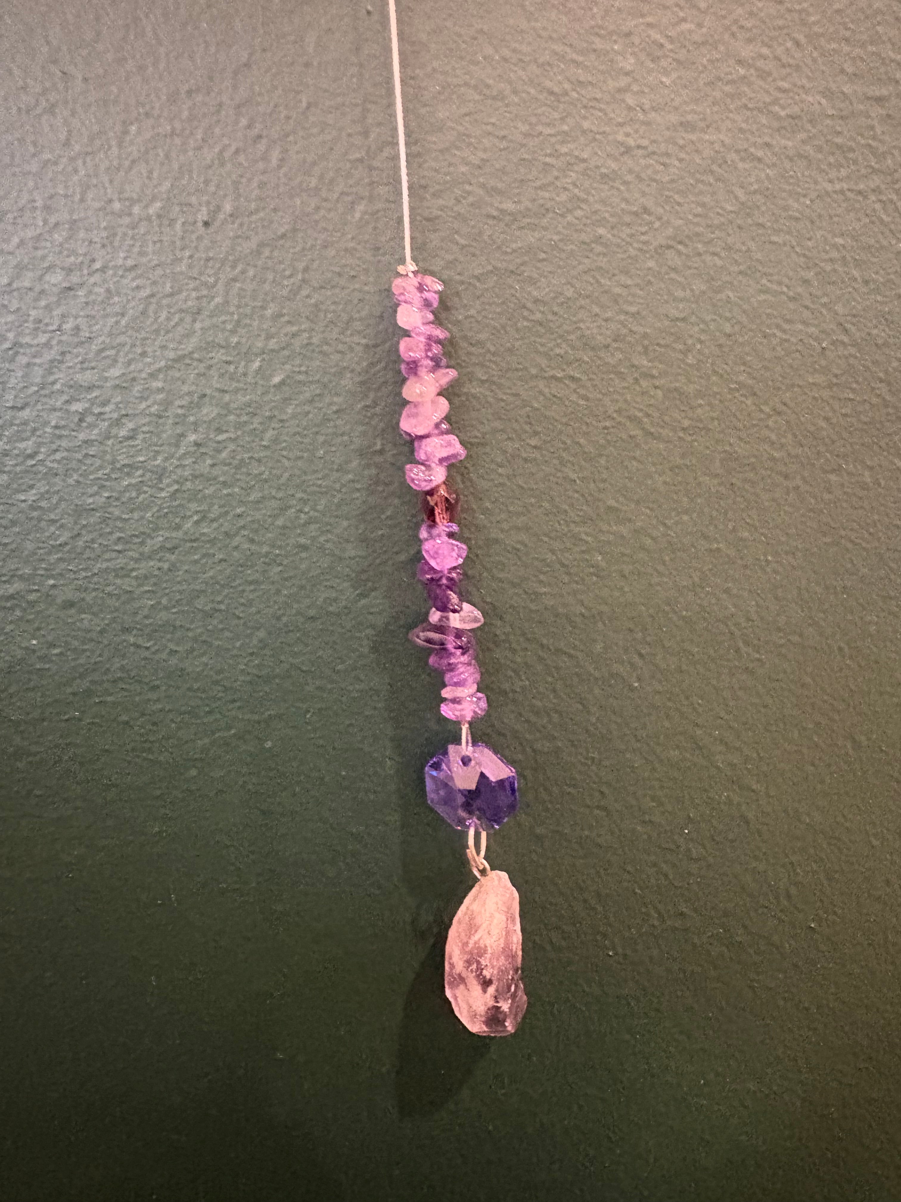 Mini Rough Crystal Sun Catcher