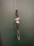 Sun Catcher Tree Of Life Wrapped Terminated Crystal