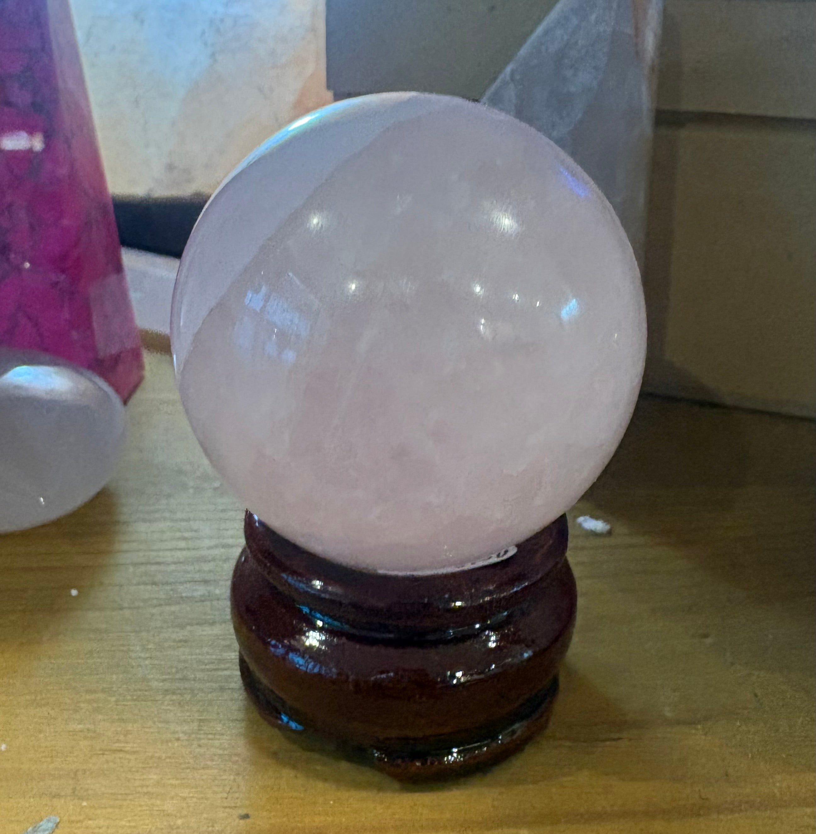 Rose Quartz Sphere 5.5cm