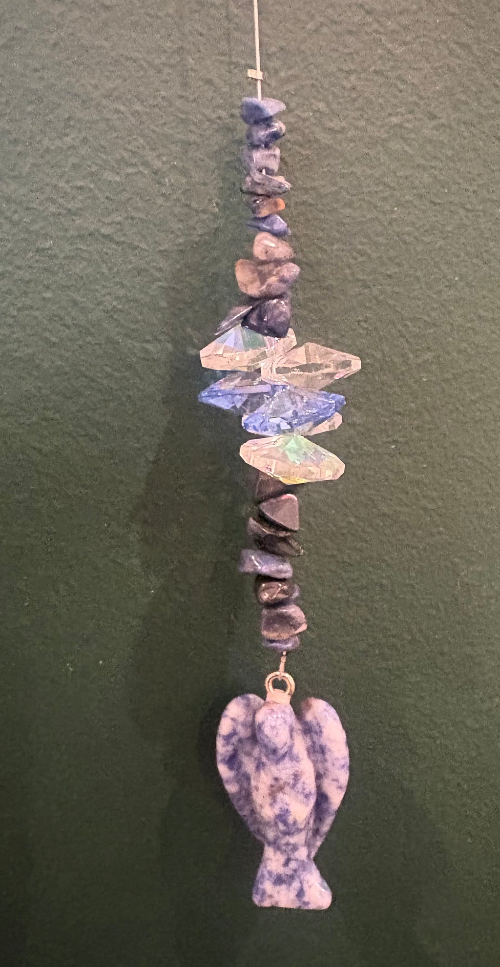 Large Crystal Angel Sun Catcher