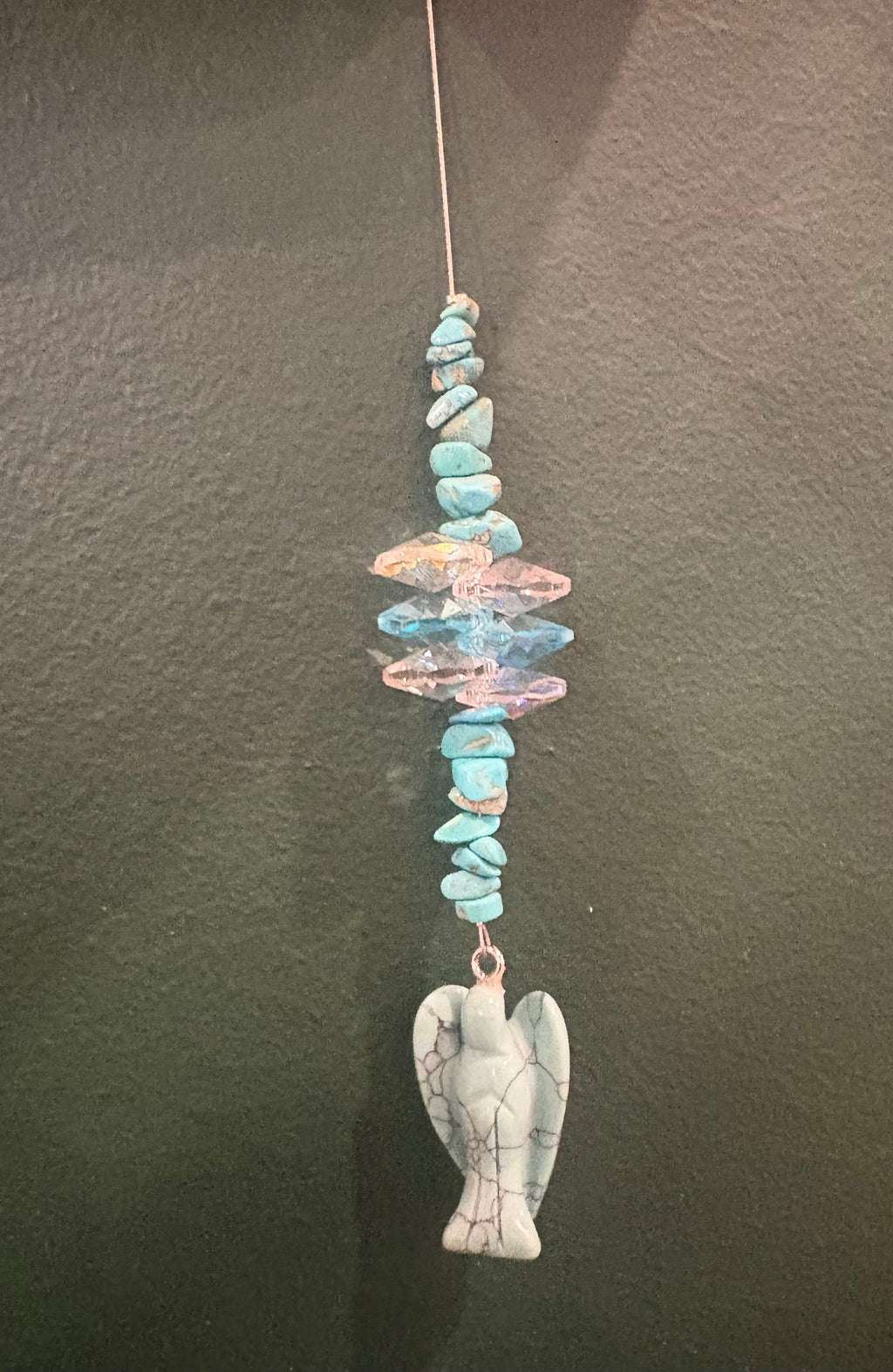 Large Crystal Angel Sun Catcher
