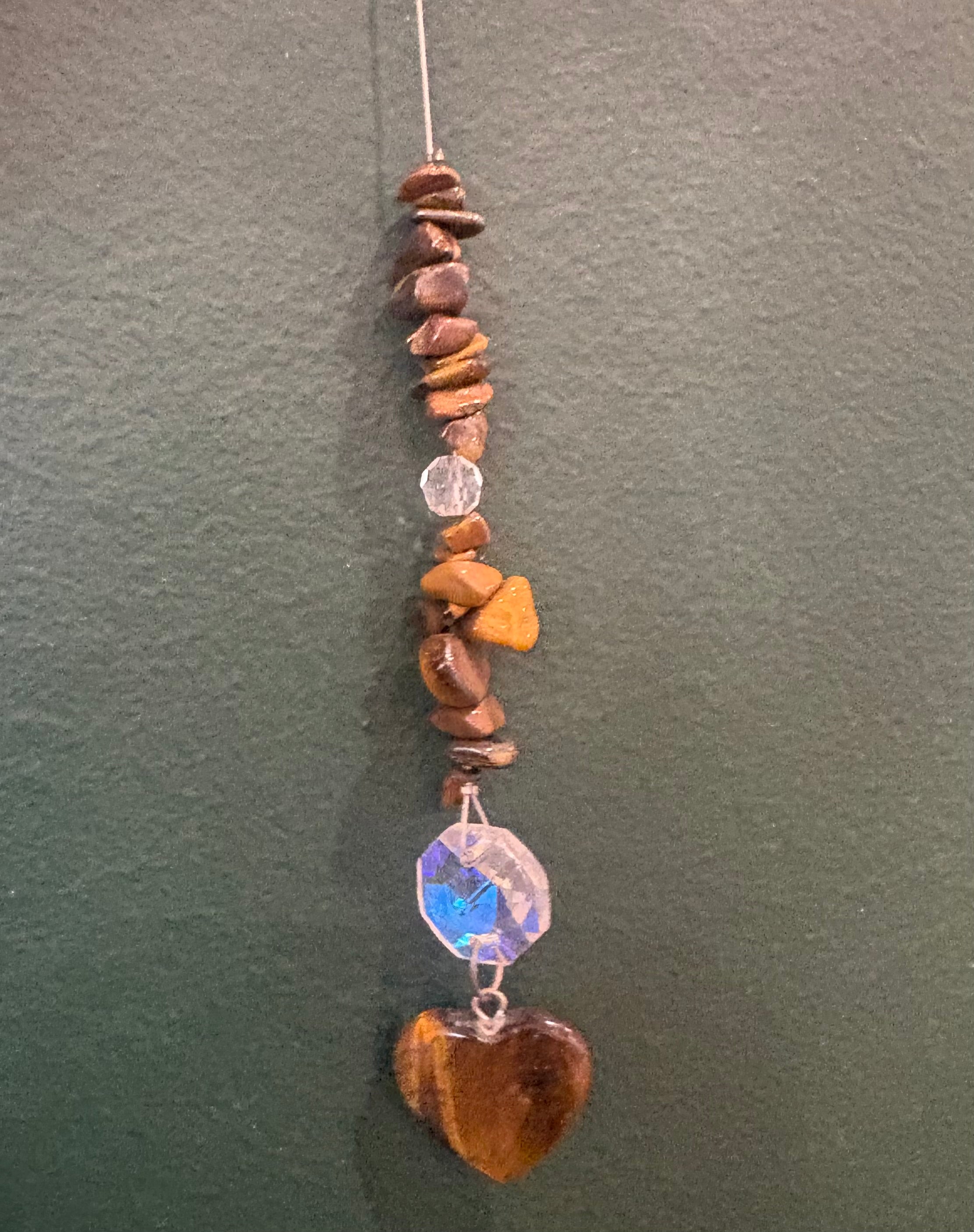 Small Crystal Heart Sun Catcher
