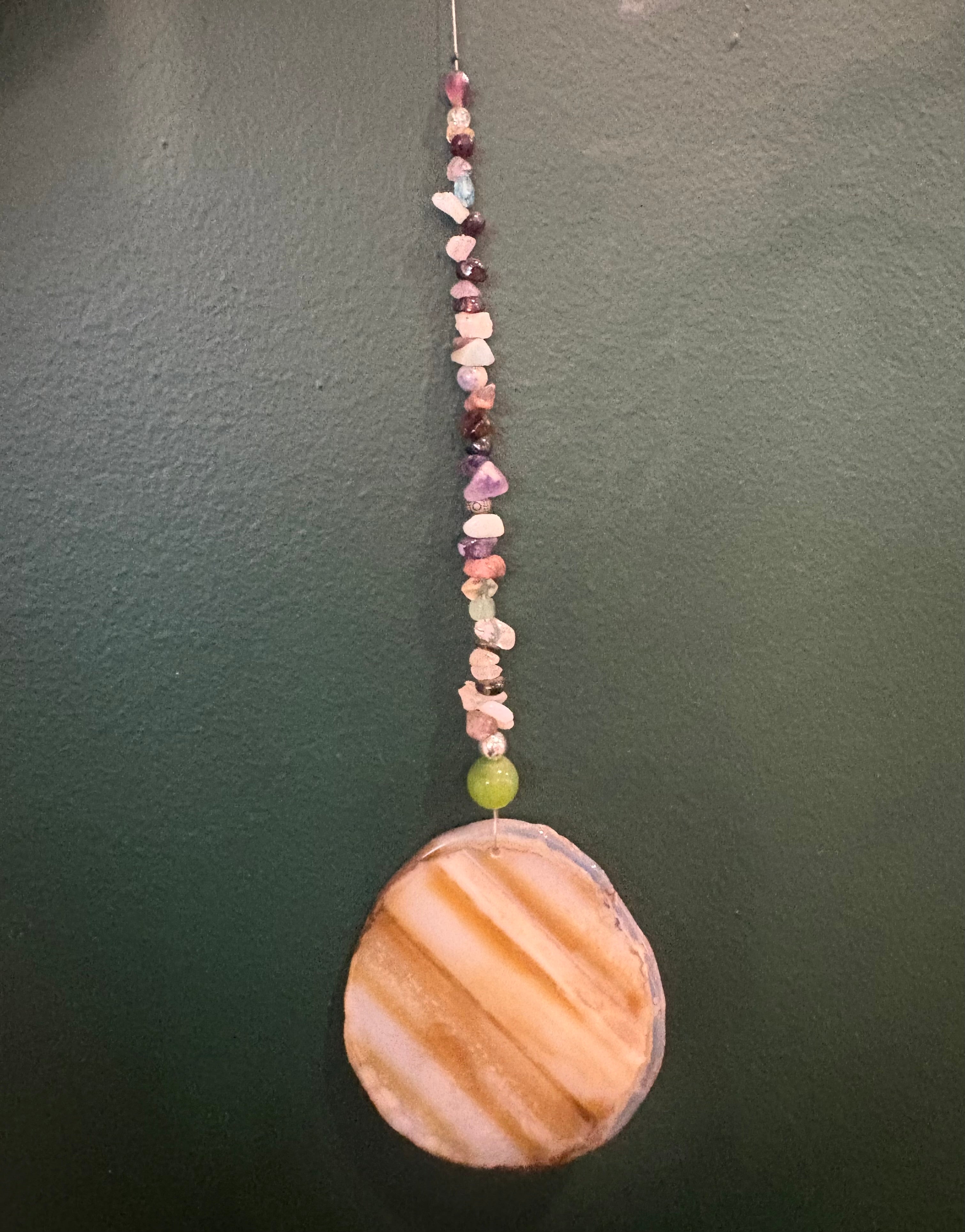 Agate Slice Sun Catcher