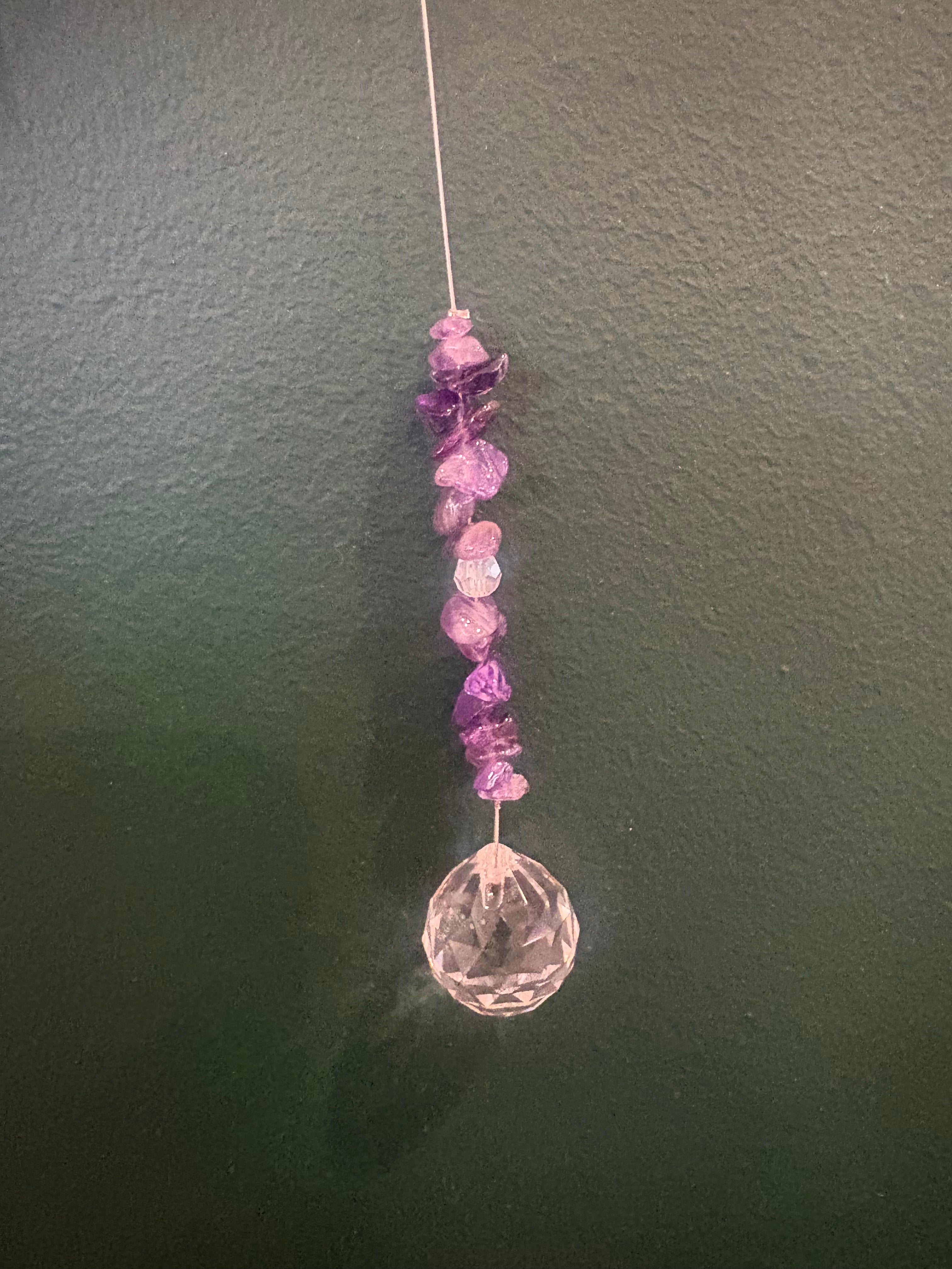 Round Crystal Bead Sun Catcher