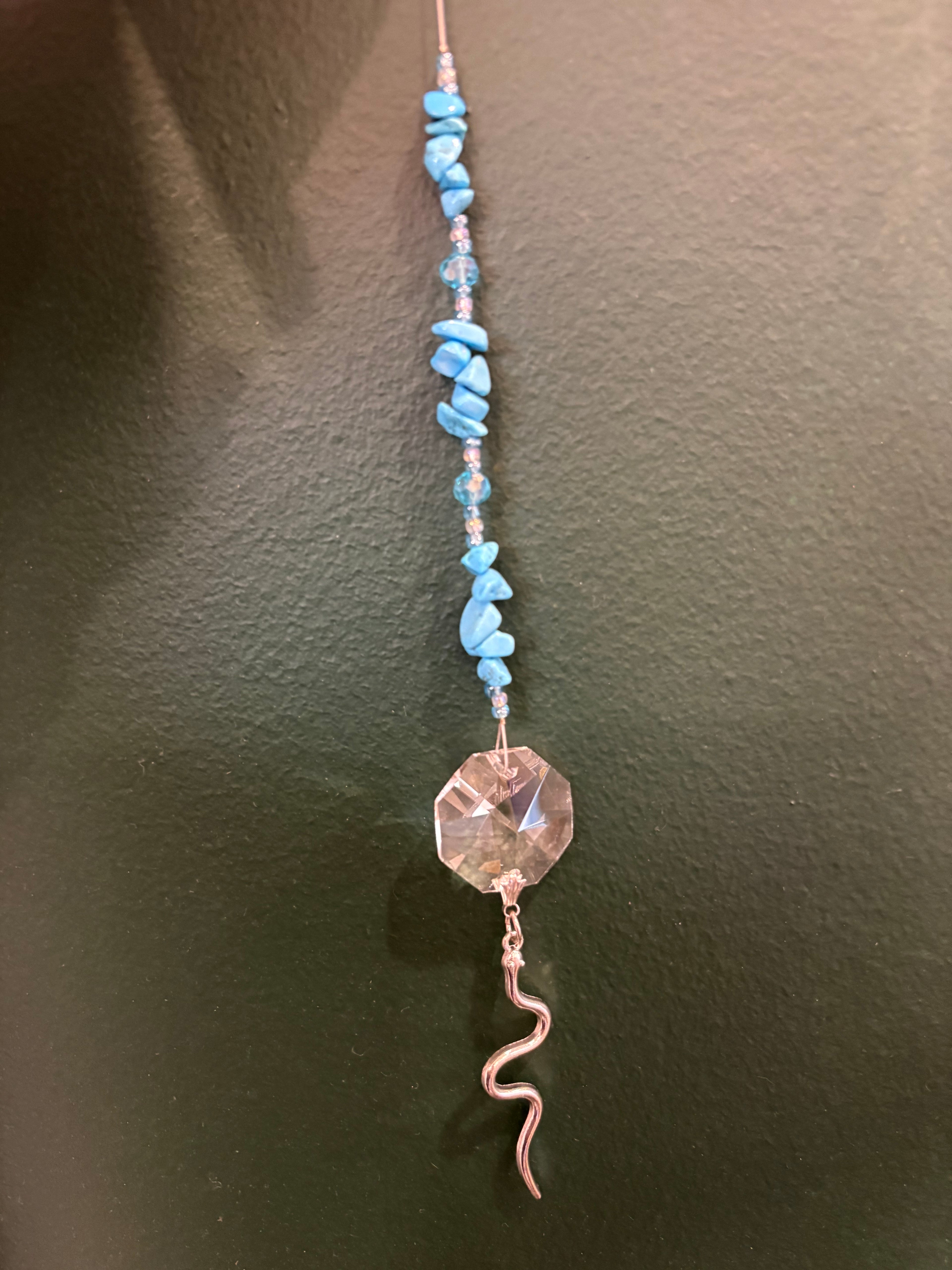 Silver Snake Sun Catcher
