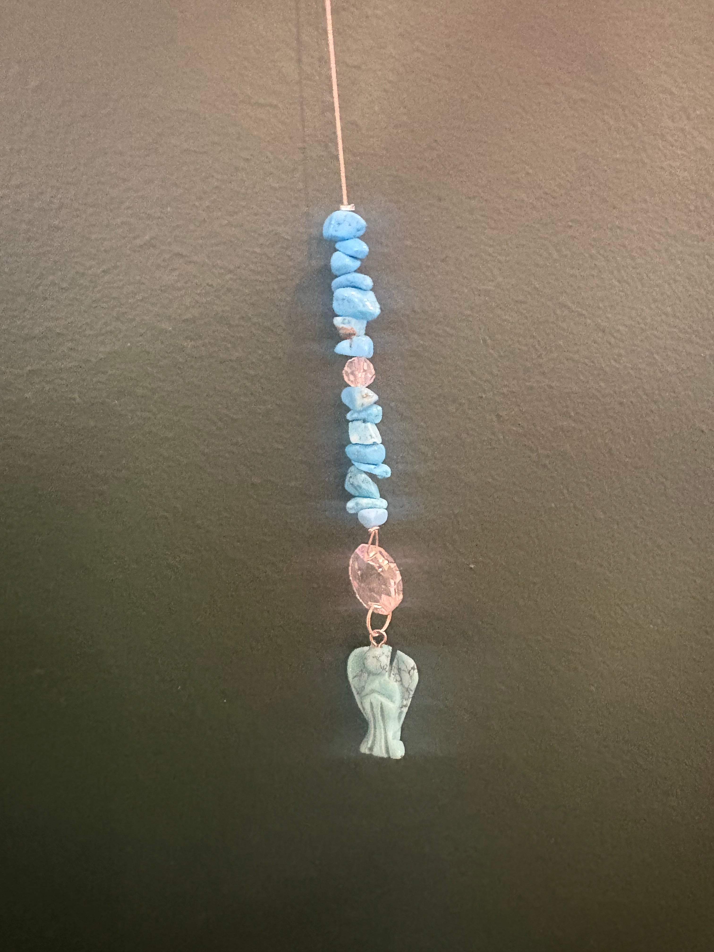 Small Angel Crystal Sun Catcher