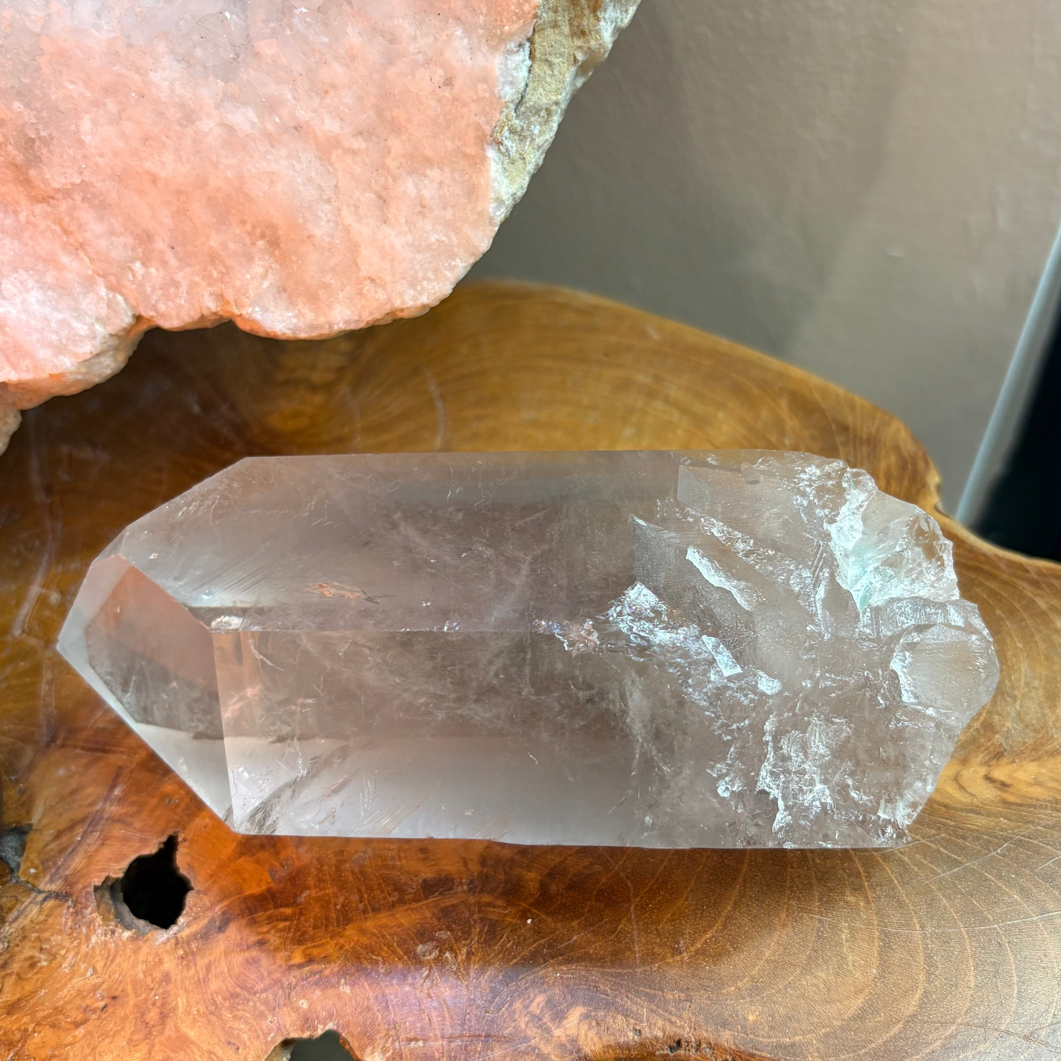Large Natural Point Phantom Quartz