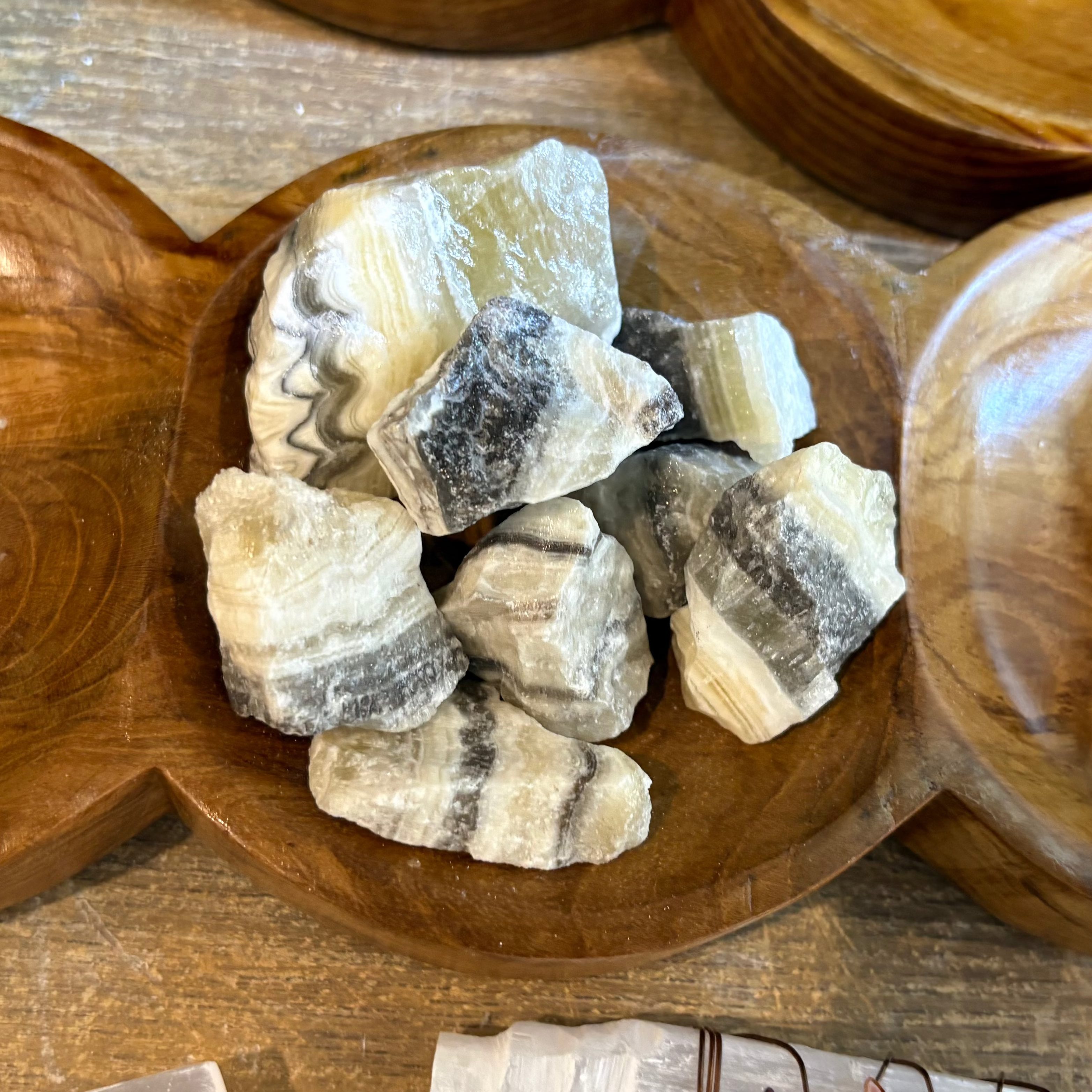 Small Raw Zebra Calcite