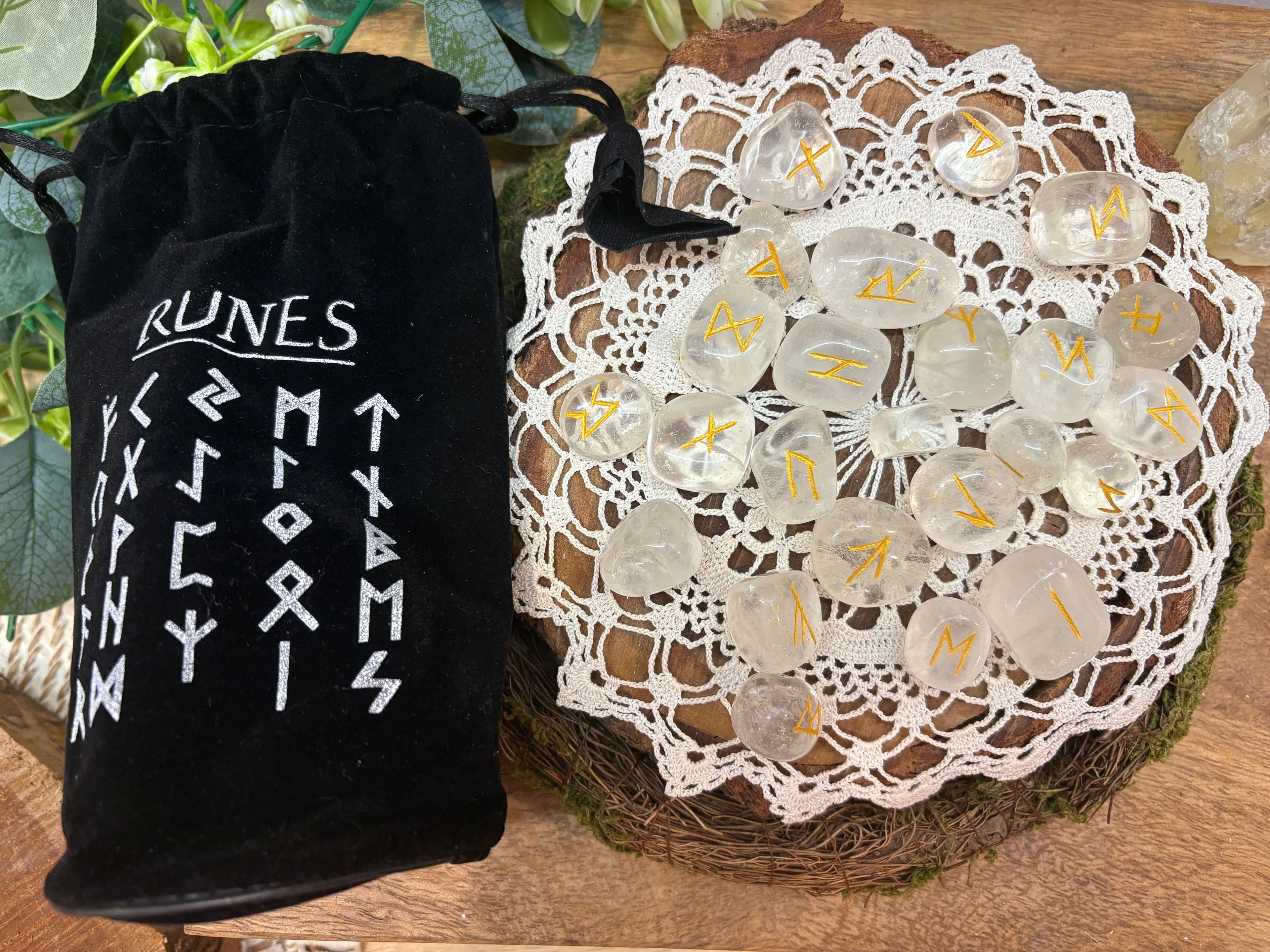 Clear Quartz Runes