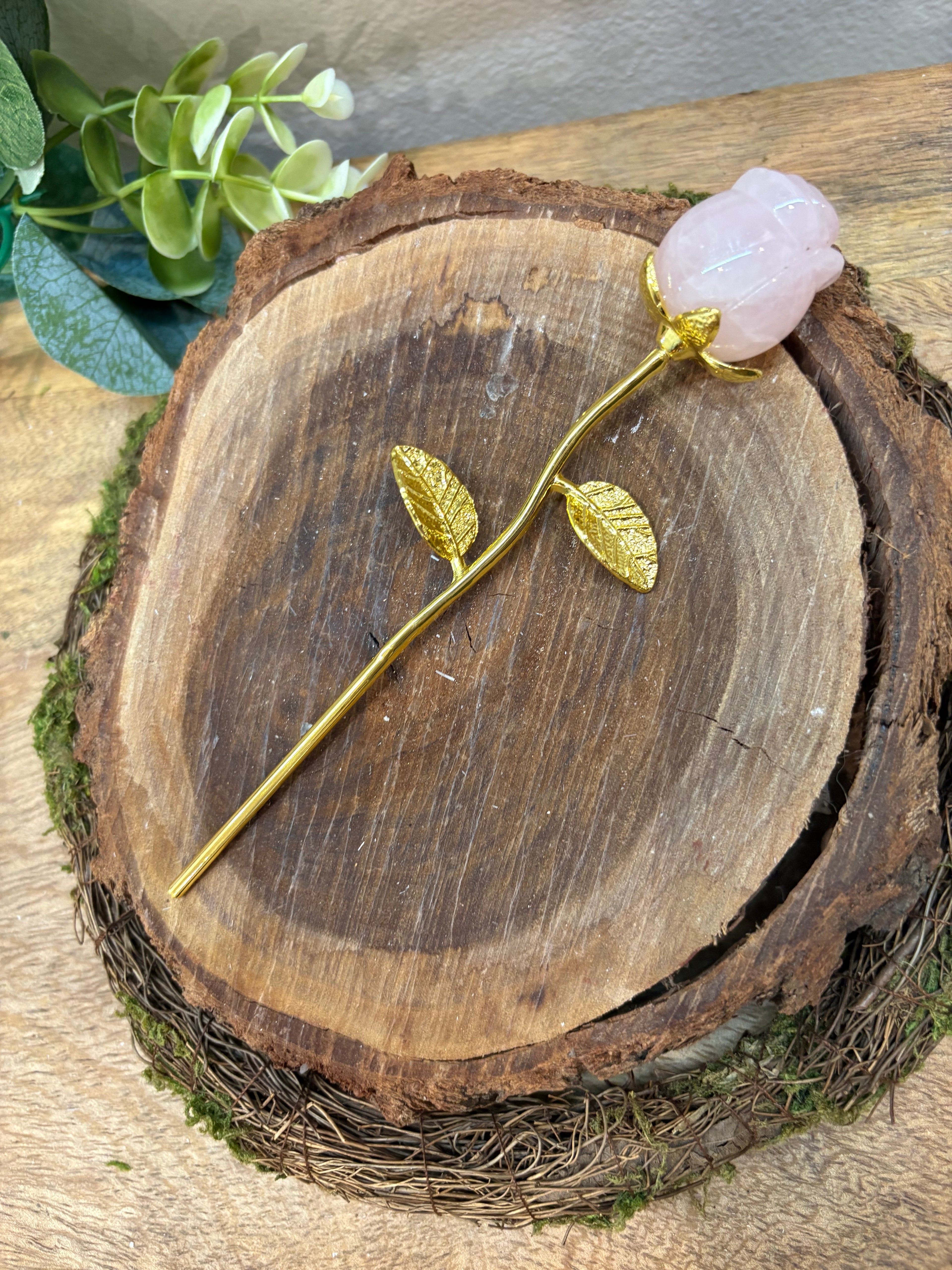 Rose Quartz Rose