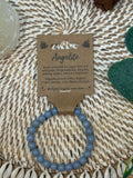 Angelite Crystal Bead Bracelet