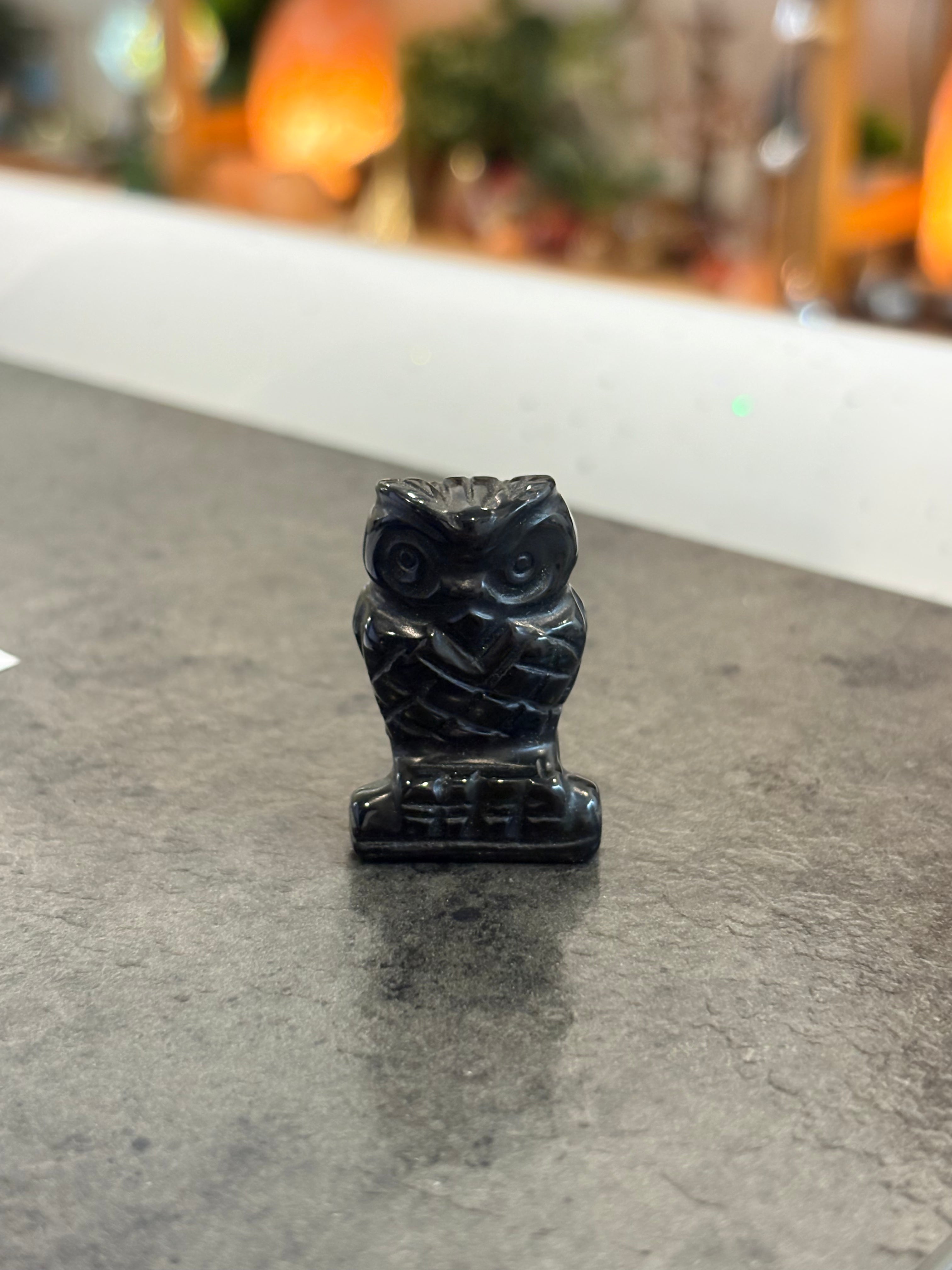 Black Obsidian Owl