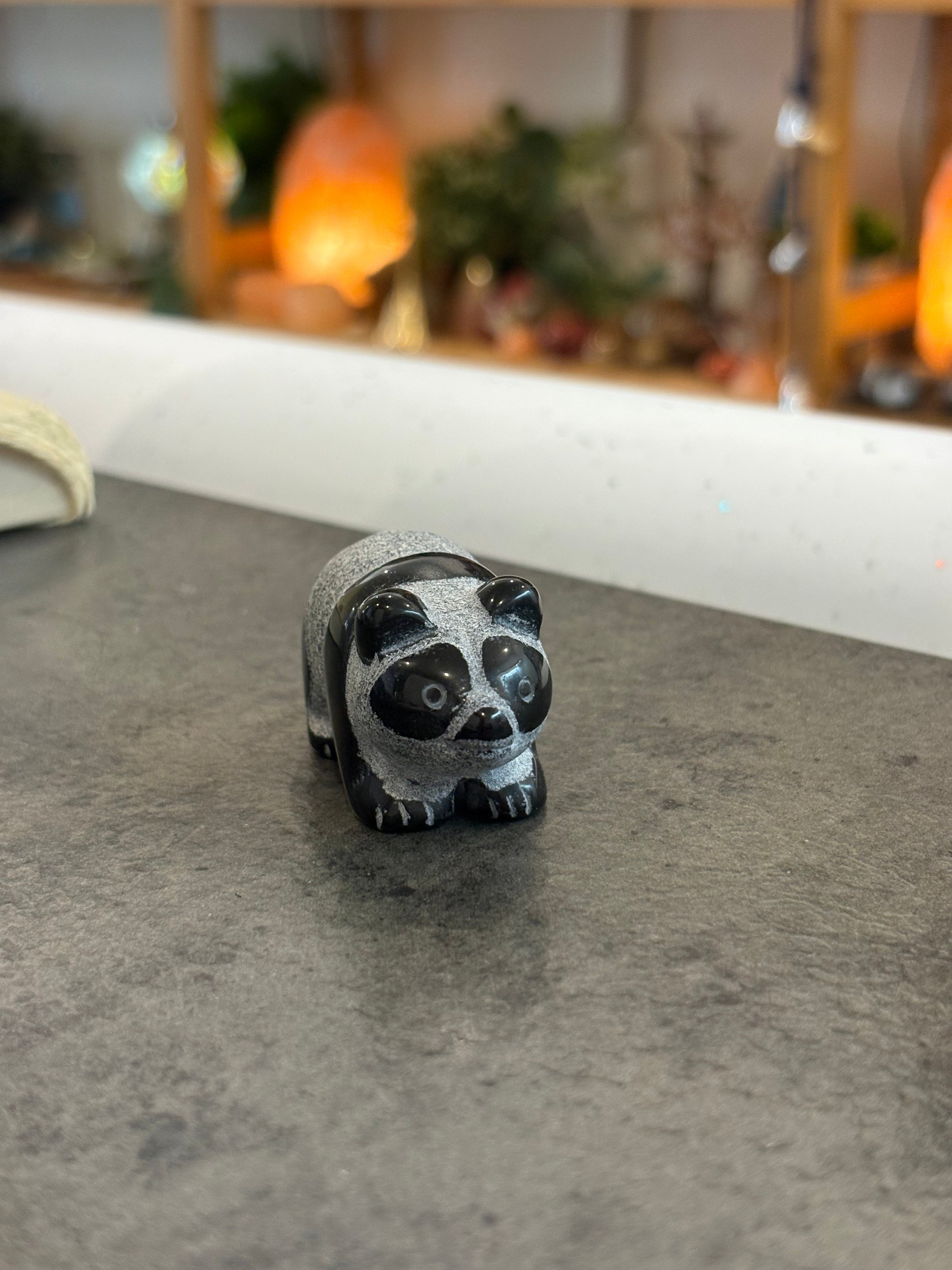 Panda Black Obsidian