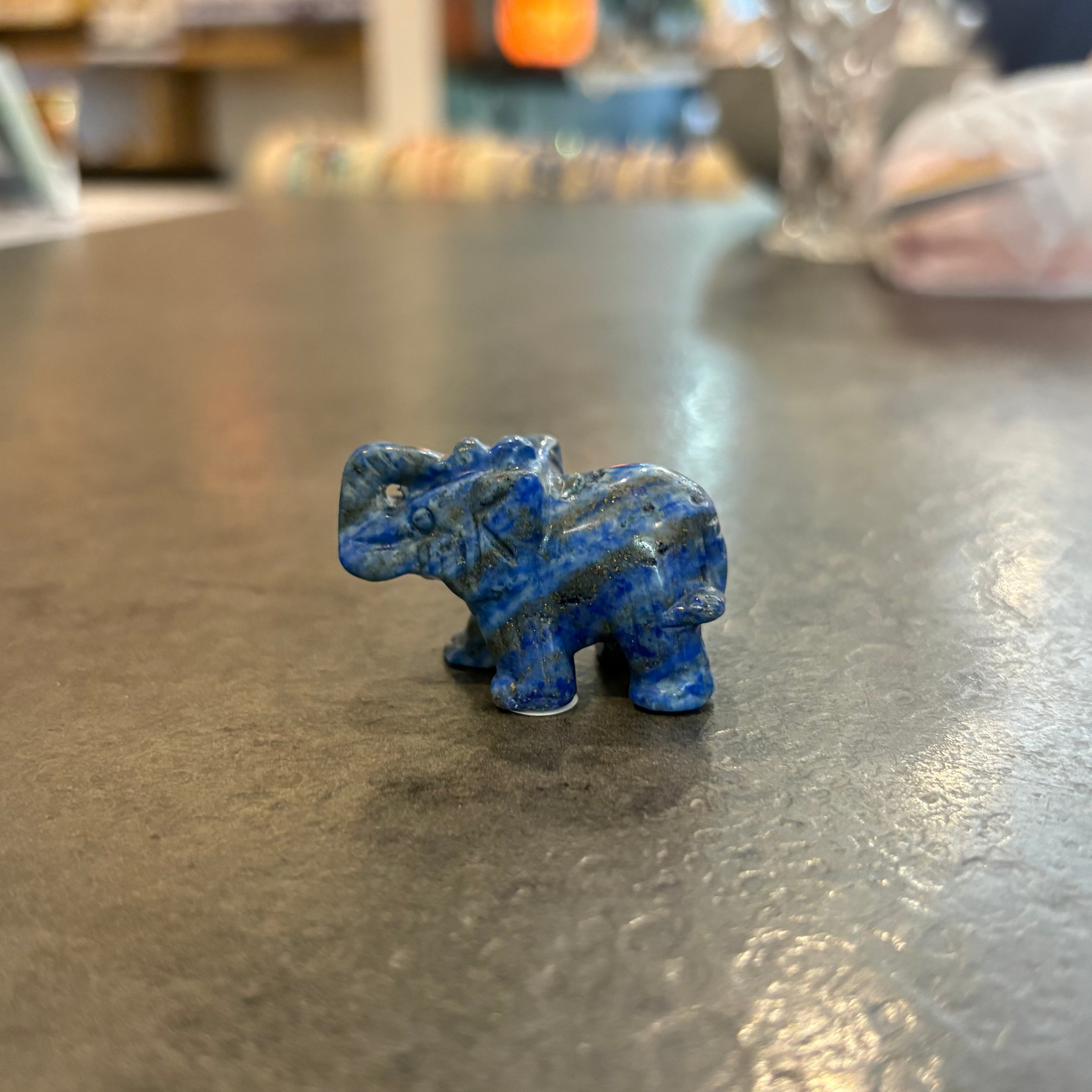 Lapis Lazuli Elephant 4cm