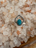 Turquoise Leaf Ring