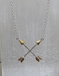 Friendship Double Arrow Necklace