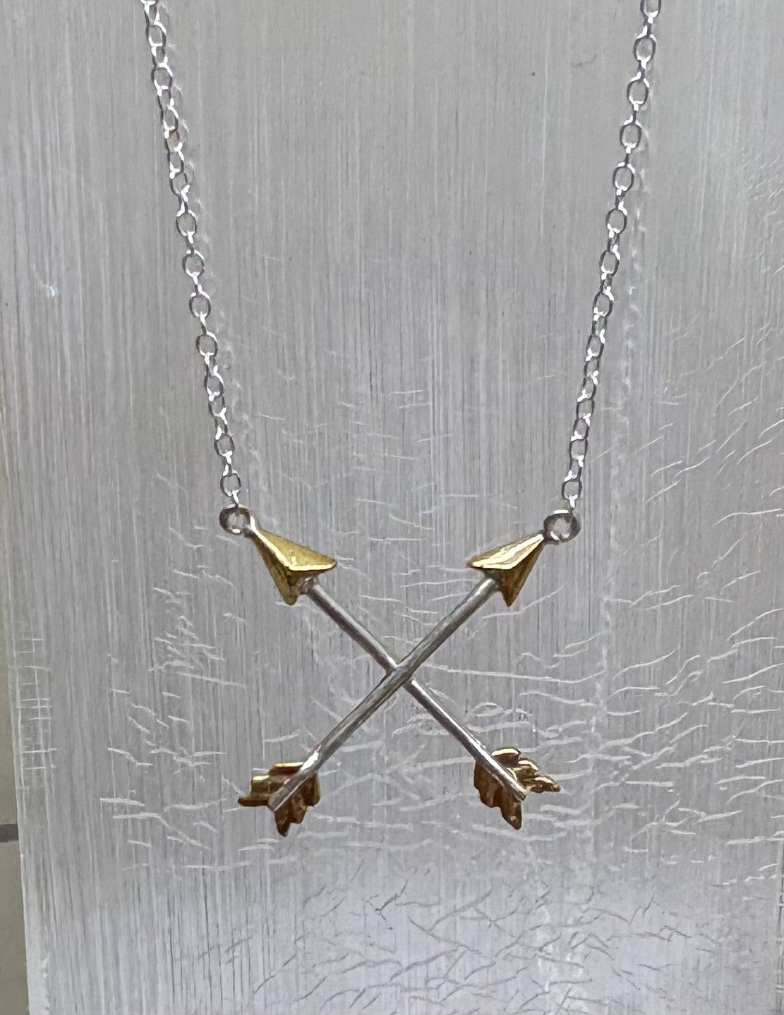 Friendship Double Arrow Necklace