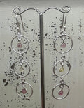Coloured Tourmaline Earrings