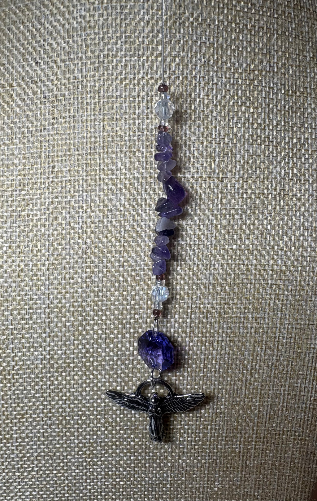 Small Silver Angel Sun Catcher