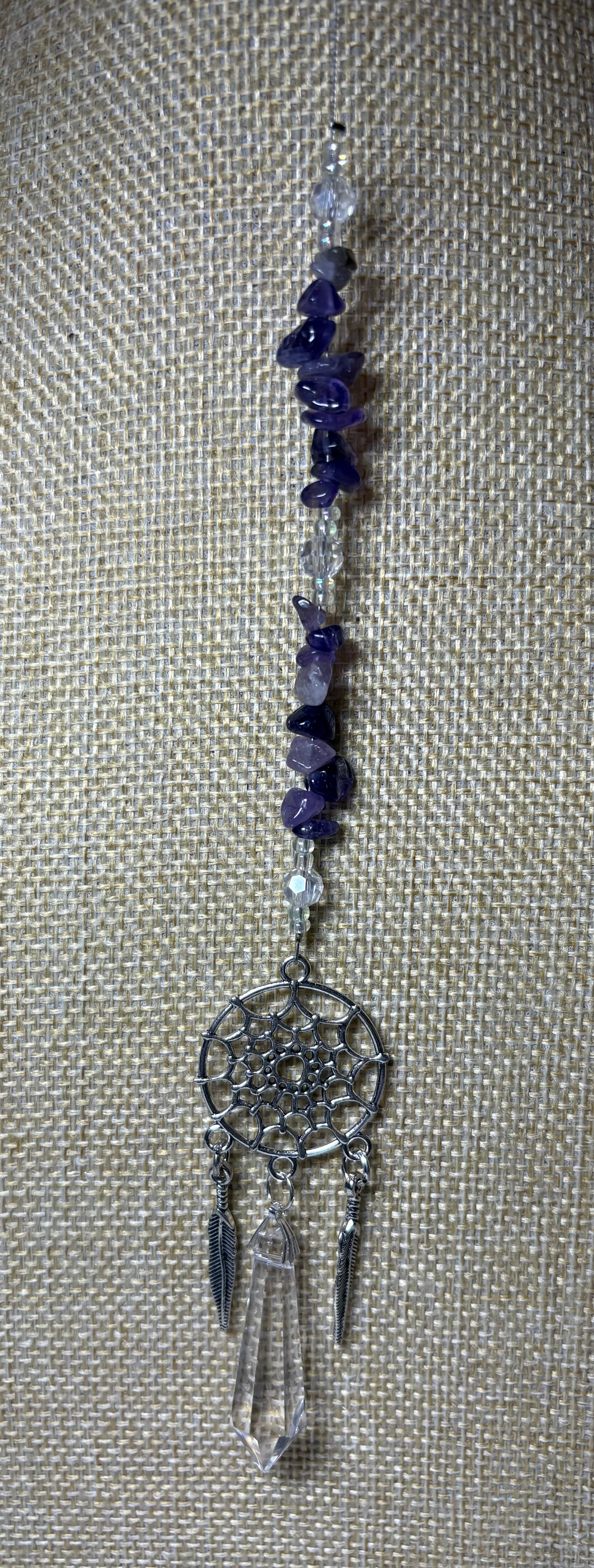 Small Silver Dream Catcher Sun Catcher