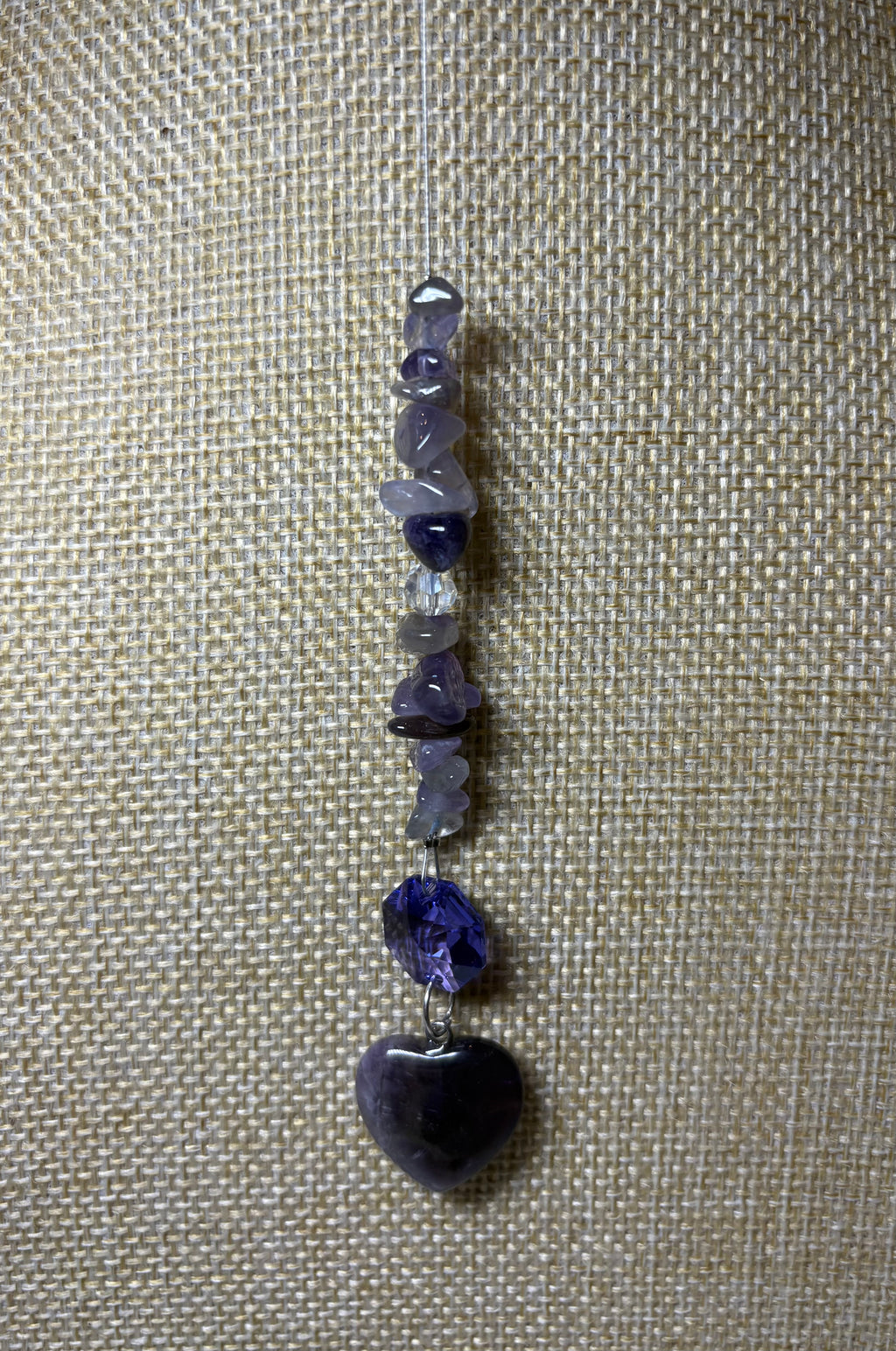 Small Crystal Heart Sun Catcher