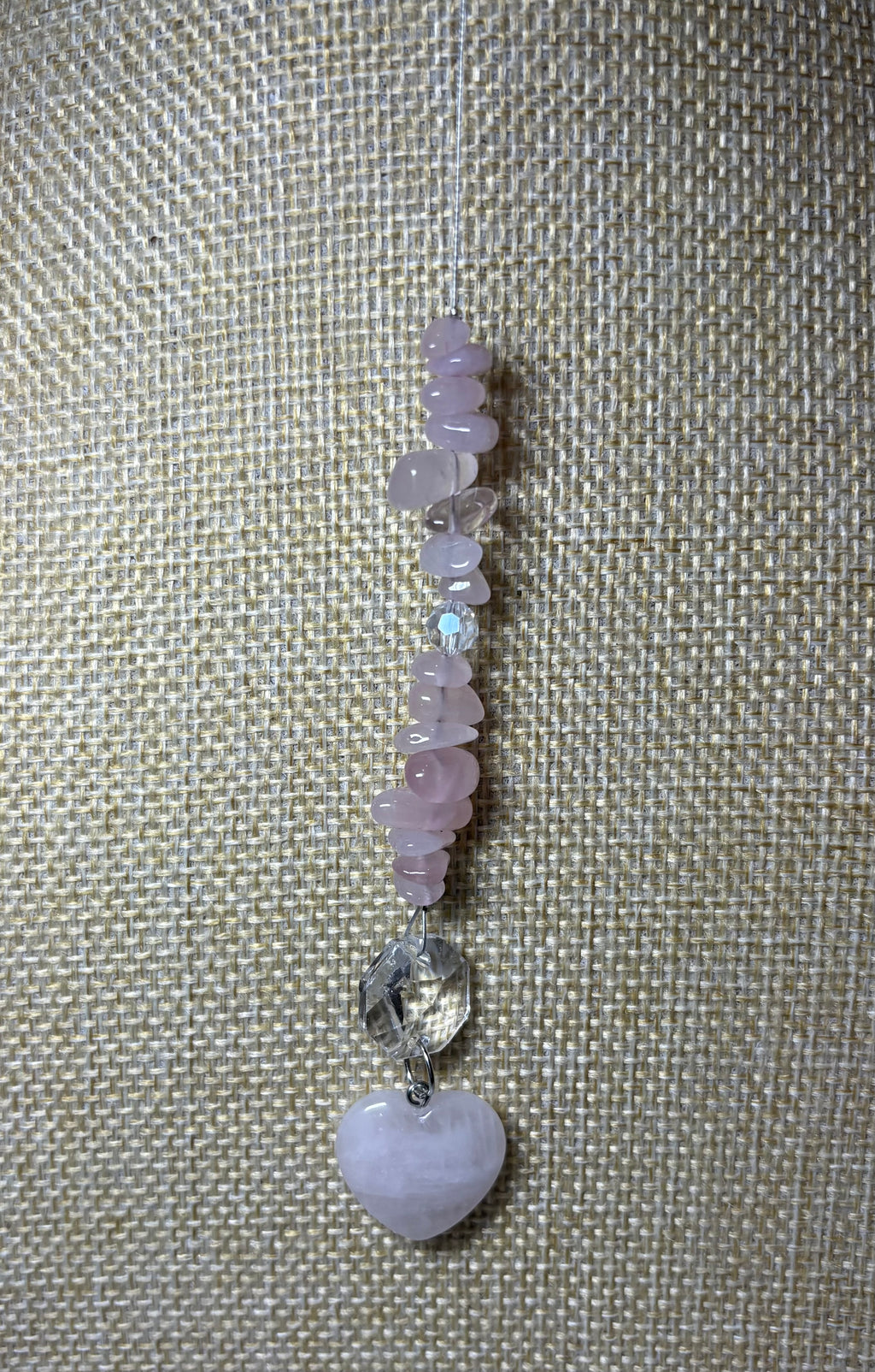 Small Crystal Heart Sun Catcher