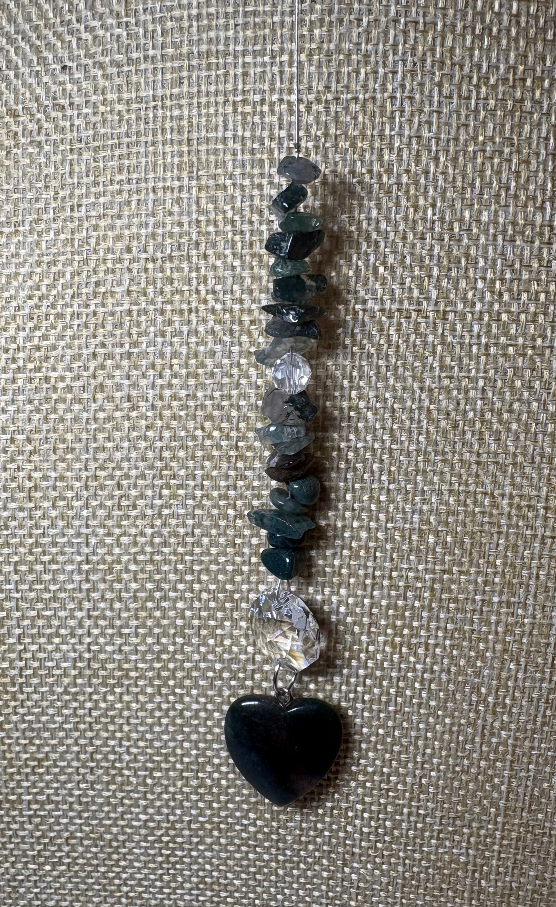 Small Crystal Heart Sun Catcher