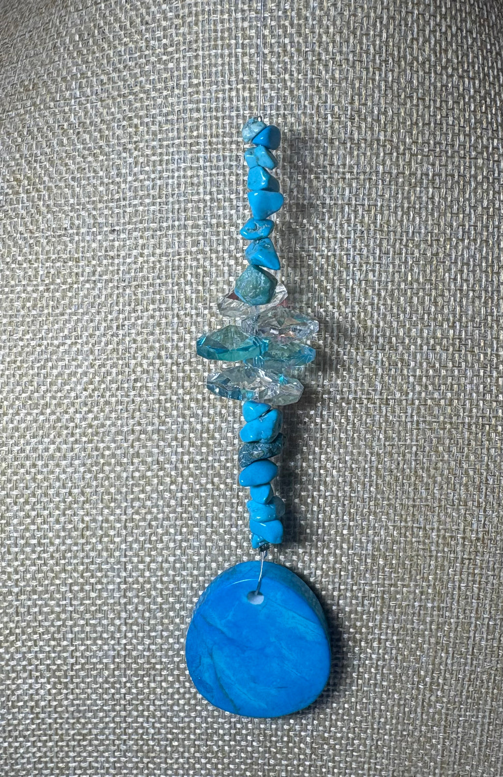 Flat Tumbled Stone Sun Catcher