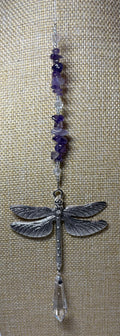 Silver Dragonfly Sun Catcher