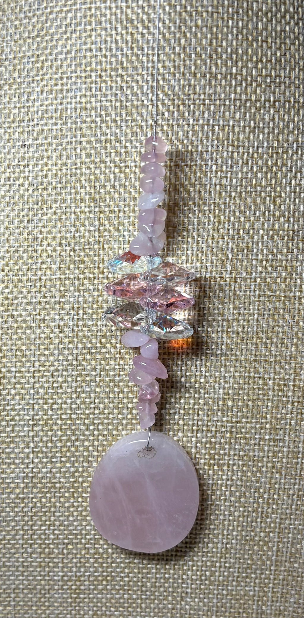 Flat Tumbled Stone Sun Catcher