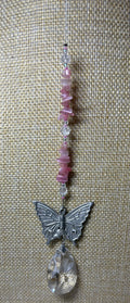 Silver Butterfly Sun Catcher
