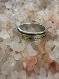 3 Ring Spinner Ring Size 9