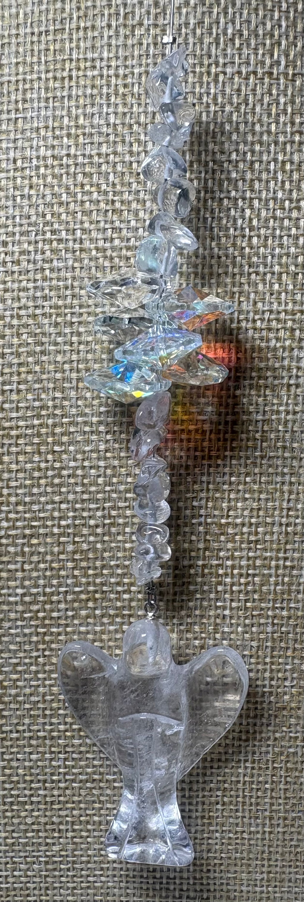 Large Crystal Angel Sun Catcher