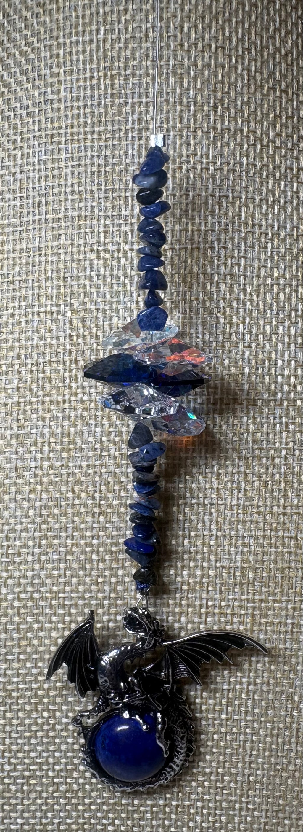Silver Dragon and Crystal Sun Catcher